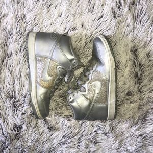 Nike Silver High Tops